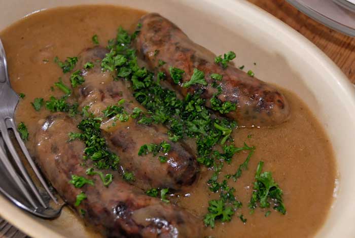 Diots au vin blanc